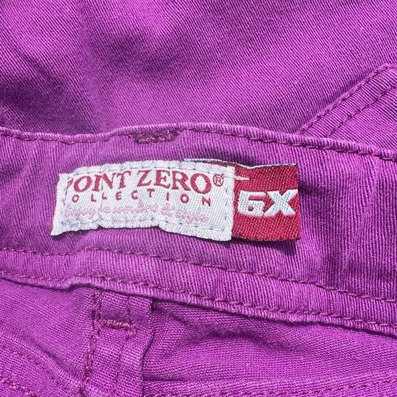 Point Zero Girls Purple Jeggings Pants Size 6 - Picture 4 of 5